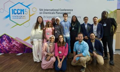 Delegação de Jovens Químicos na 2023 ICCM5, em Bona, Alemanha.