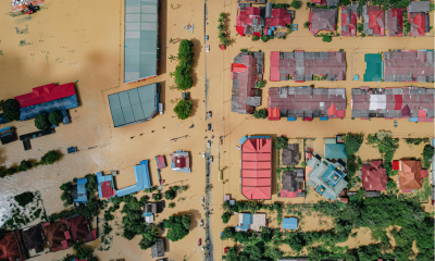 Região alagada devido à subida do nível da água. Créditos: Pok Rie, pexels.com