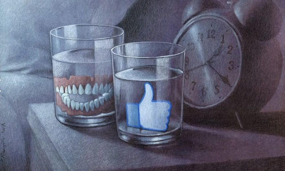 Kuczynski já é conhecido pelos ‘cartoons’ de teor político mas este artista também é conhecido pelas imagens provocantes relacionadas com a tecnologia e a sua influência nas nossas vidas. A maior dependência da internet e o vício em redes sociais são temas especialmente tratados por Kuczynski, que partilha regularmente novos trabalhos na sua página pessoal e página de Facebook.