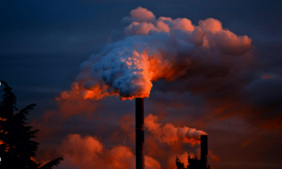 Imagem que reflete a poluição atomosférica